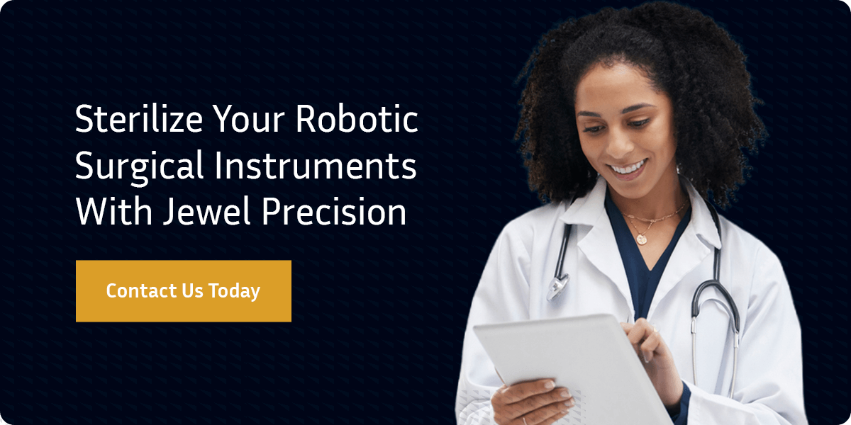 Sterilize your robotic surgical instruments with Jewel Precision