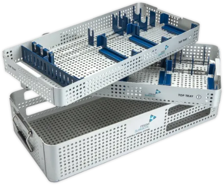 A sterilization tray and its inserts